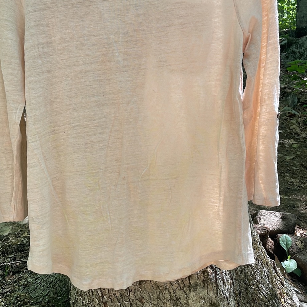 Willi Smith Botically Dyed Linen Tunic - image 6